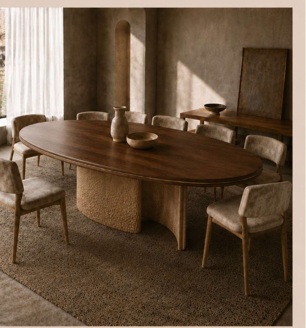 CARVE, dining table by Studio OMAH